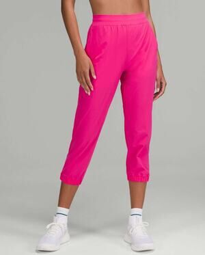 LULULEMON Adapted State High-Rise Cropped Jogger 23" in Sonic Pink Size 4